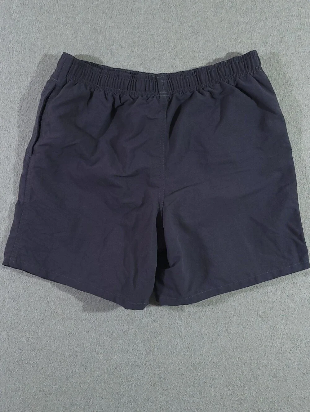 Patagonia Kids Baggies Shorts Lined Navy Blue Size 12 Large Beach Drawstrings